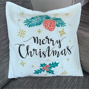 Set of Two Christmas Pillow Covers NEW